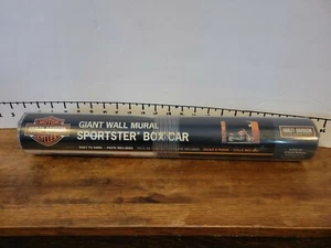 2006 6' x 9' Harley-Davidson Motorcycle Box Car Giant Wall Mural NIP - Picture 1 of 9