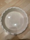 Emile Henry Williams Sonoma Ceramic 10.5" Pie Dish Ruffled 3163 Made in France