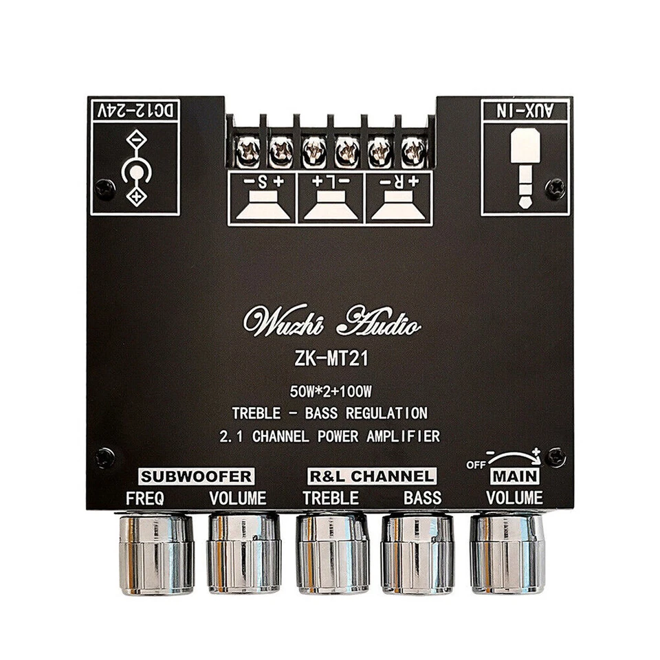 Mini Bluetooth 5.0 Digitalverstärker HiFi 2.1 Kanal Audio Stereo Equalizer Amp - Bild 1 von 4