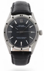 1969 Vintage ROLEX Oyster Perpetual 34 Thunderbird Automatic 1003 - Black - 34mm - Picture 1 of 24