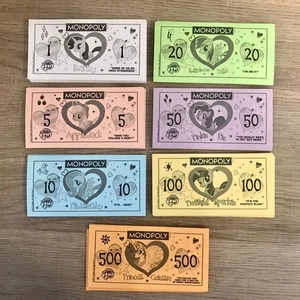 My Little Pony Monopoly 2013 Replacement Parts Money - Picture 1 of 8