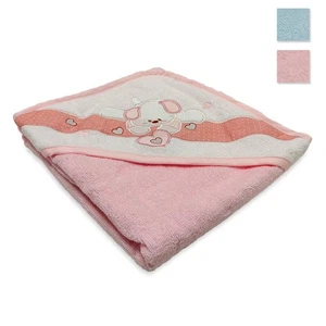 Peignoir Bébé Triangle IRGE Avec Broderie En Éponge 2597 - Imagen 1 de 5