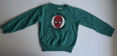Толстовка Spider man Marvel зеленая детская размер 5 - Изображение 1 из 3