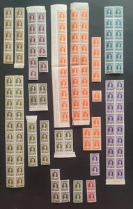 148 marche da bollo da 1, 2, 3, 4, 5, 6, 10, 50 e 100 lire nuove - Imagen 1 de 24