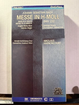 Bach Messe In B Minor conducted by Arnold-Schonberg (cassette 1986) - Image 1 of 3