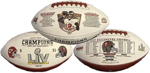 Tampa Bay Buccaneers 2020 Super Bowl LV Tom Brady Limited Edition Football COA - Bild 1 von 4