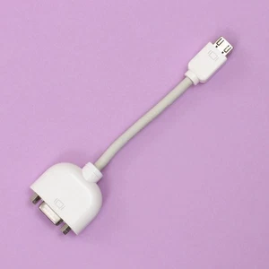 Genuine Apple Mini-VGA to VGA Adapter for iBook, eMac, iMac G4 [603-0607] - Picture 1 of 3