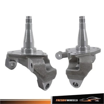 Forged Steel 1-Piece 2" Drop Spindles For 1974-1977 1978 Ford Mustang II Pinto - Image 1 of 4