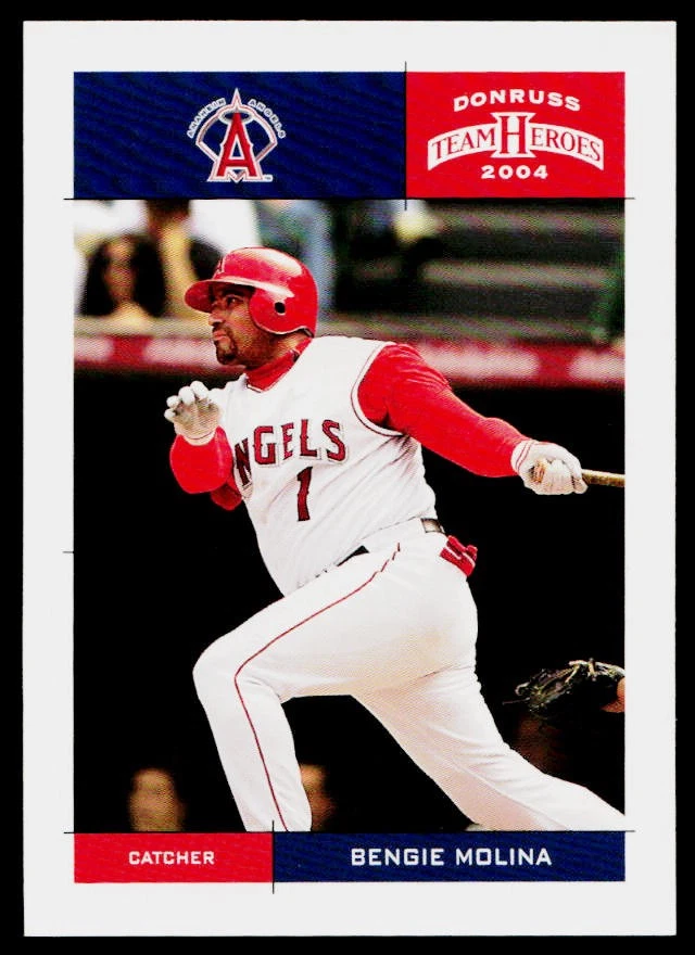 2004 Donruss Team Heroes Bengie Molina #5 Anaheim Angels - Image 1 of 2
