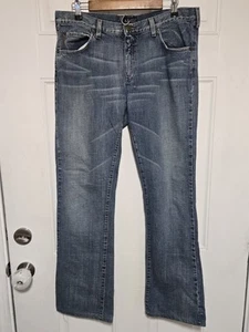 Armani Jeans Lightwash Indigo 003 Denim Mens Jeans Size 33 AJ Blue - Picture 1 of 7
