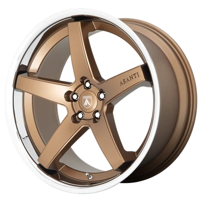 20x10.5 Asanti Black ABL-31 Regal Bronze Wheel 5x120 (38mm) Set of 4 - Image 1 of 4