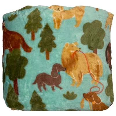 Manta de felpa de gran tamaño The Big One microfelpa cachorro perro parque - 5 pies x 6 pies Foto 1 de 3