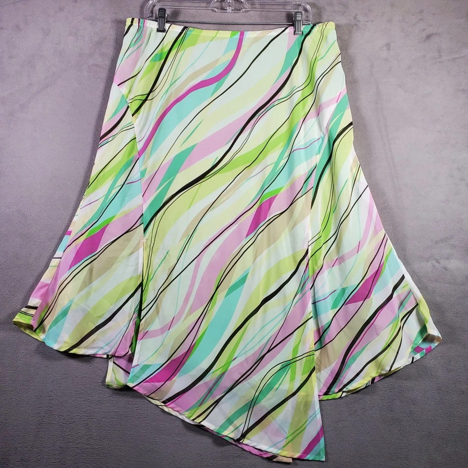 Falda Lane Bryant Y2K para mujer 18/20 dobladillo asimétrico Fairycore caprichosa pastel Foto 1 de 4