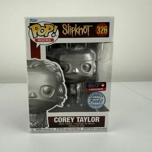 Corey Taylor Funko Pop #326 Platino Metálico Slipknot Rocks Exclusivo EMP - Imagen 1 de 9