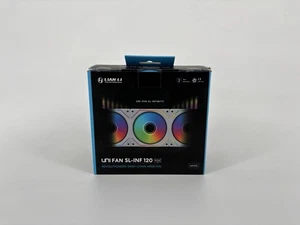 Lian Li Uni Fan Sl-Infinity 120 RGB Triple Pack White UF-SLIN120-3W - Picture 1 of 4