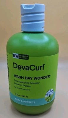 Deva Curl Wash Day Wonder Time-Saving Slip Detangler 12 oz PREP & PROTECT - Imagem 1 de 4