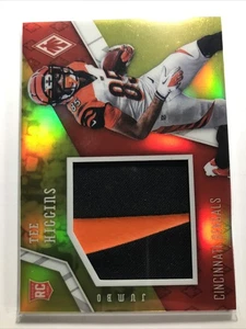 Tee Higgins 2020 Phoenix ROOKIE RC NUMBERS PATCH YELLOW PRIZM SSP /35 - Picture 1 of 2