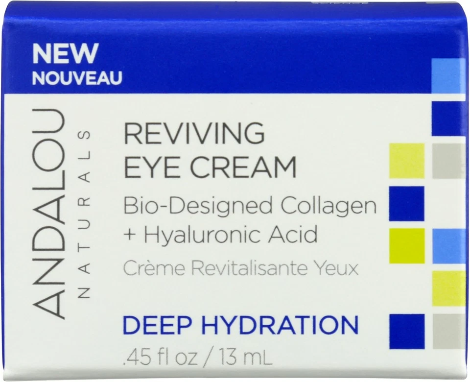Crema de ojos Andalou Naturals reviviendo hidratación profunda 0,45 OZ Foto 1 de 1