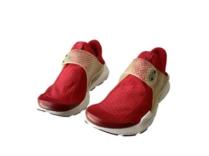 Size 10- Nike Sock Dart Gym Red - Picture 1 of 5
