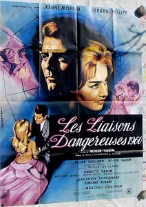 Dangerous Love Affairs 1960•Vadim•Moreau•French Movie Poster 1 Panel Grande - Picture 1 of 1