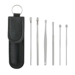 Ear Cleaner Wax Pickers Earpick Wax Remover Curette Ear Pick Cleaner Kit Spoon - Photo 1/17