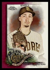 2022 Topps ALLEN & GINTER CHROME BLAKE SNELL MAGENTA REFRACTOR 58/199 PADRES #55 - Picture 1 of 2