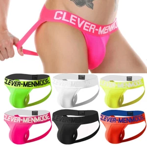 Sexy Men Underwear Jockstrap Mesh G-string Thongs T-back Backless Pouch Panties❤ - Picture 1 of 67