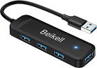 Beikell USB 3.0 Hub, 4-Port USB Hub Ultra-Slim Data Hub with LED Indicator High 