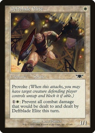 Deftblade Elite NM/M Legions White Creature Soldier Mtg Magic English Regular  - Image 1 of 1