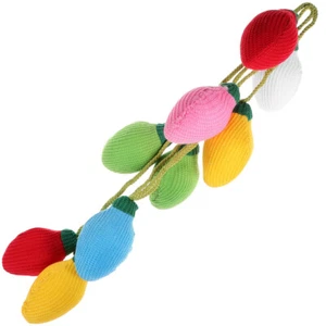 Festive Xmas Tree Hanging Decor Pom Pom Garlands Felt Balls Garland - Picture 1 of 12