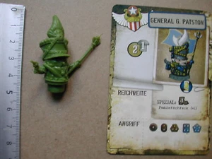 GENERAL G PATSTON MINIATURE + DEUTCHE KARTEN /RIVET WARS /M21 - Imagen 1 de 1