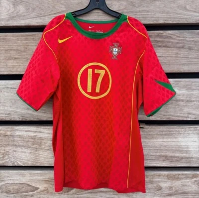 Portugal 2004 Reissue CR7 Cristiano Ronaldo Jersey Size XL - Image 1 of 4