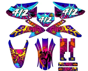 2008-2014 CRF 230 F ZANY Pink Senge Graphics Kit Compatible with Honda - Picture 1 of 10