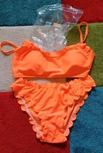 Flamingo, Neon Orange Bikini Size Large - Picture 1 of 5