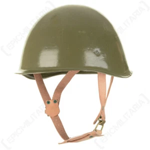 Original Hungarian M53 Helmet with Adjustable Leather Liner & Chin Strap - Picture 1 of 3