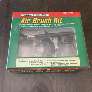 Central Pneumatic Hobby Air Brush Kit Airbrush Kit #47791 NEW - Picture 1 of 2