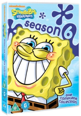SpongeBob Squarepants: Season 6 DVD (2010) SpongeBob Squarepants cert U 4 discs - Image 1 of 2
