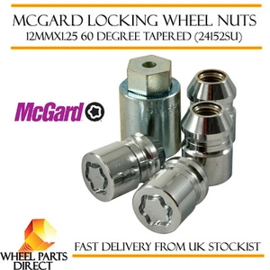 McGard Locking Wheel Nuts 12x1.25 Bolts for Chevrolet Matiz 05-10 - Picture 1 of 1