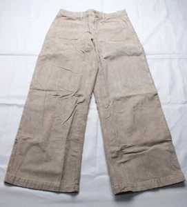 American Eagle Women's Short Corduroy Baggy Wide Leg Pant LC7 Blush Size 2 NWT - Picture 1 of 4