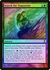Search for Tomorrow FOIL Time Spiral PLD Green Common MAGIC MTG CARD ABUGames