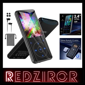 MP3 Player Bluetooth 5.3 32GB Metallgehäuse HD Sprecher Lossless Sound - Bild 1 von 2