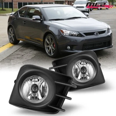 For 2011 2012 2013 Scion tC Fog Lights Front Clear Bumper Driving Lamps PAIR - Image 1 of 4