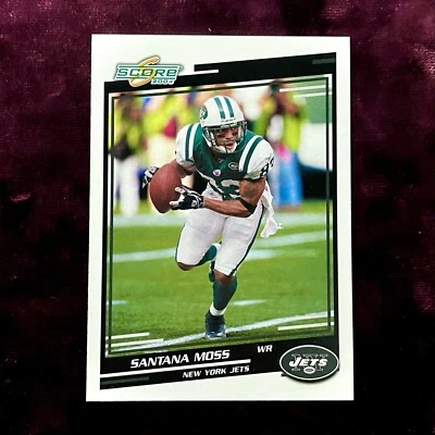 Santana Moss 2004 Score #219 MINT NY Jets Legends Jersey Miami Canes Wilson Ward - Image 1 of 2