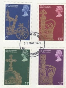 Coronation GB Used 1978 ON PIECE (134829) - Picture 1 of 1