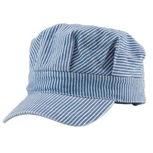 Gorra Tren Ingeniero Vintage Rayas Azul Claro Adulto - Imagen 1 de 1