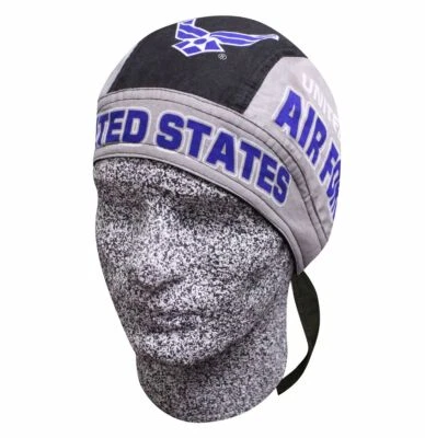 US Air Force Military Doo Rag Head Wrap Skull Cap Durag Sweatband Combat Stars - Image 1 of 4