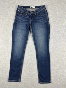 Levis Bold Curve Low Rise Skinny Women's Denim Jeans Size 27 W28 " Blue Stretch - Picture 1 of 15