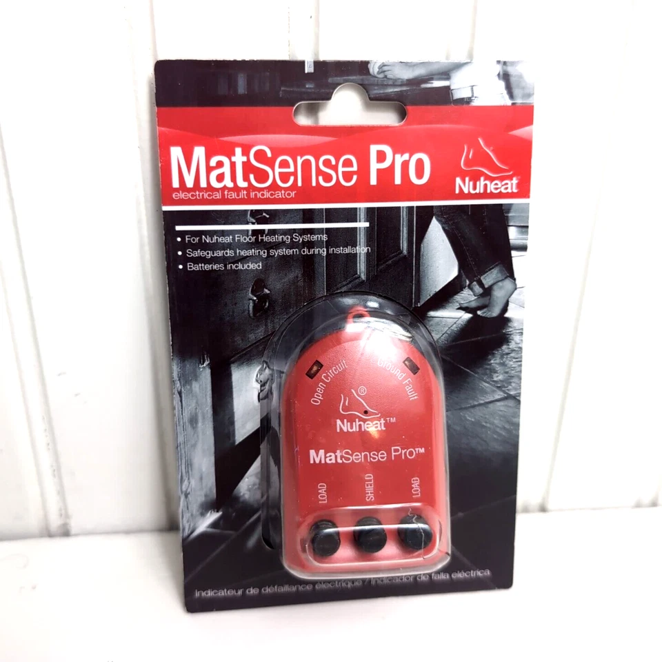 MatSense Nuheat Pro Electrical Fault Indicator Installation Monitor 620713001615