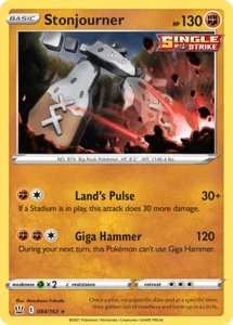 1x Stonjourner 084/163 - Battle Styles - Pokemon TCG - Reverse Holo NM - Picture 1 of 1