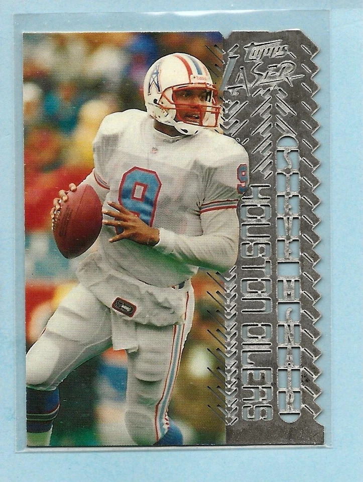 STEVE McNAIR - 1996 Topps Laser - #43 - Oilers - $1 Shipping - MINT - Image 1 of 1
